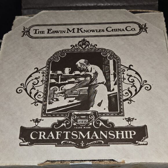 1985 "Here Comes The Bride" Edwin M. Knowles China Collector's Plate W/COA Vtg - Picture 4 of 4